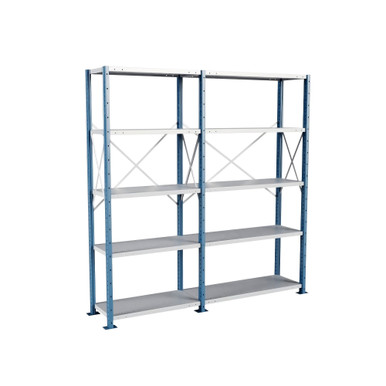 Heavy Duty Metal Shelving 88''W x 18''D x 87''H - SOH0841887-HD5 SMS-08-V39-SOH0841887-HD5