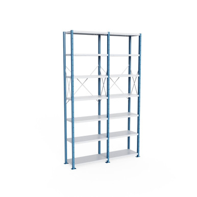 Heavy Duty Metal Shelving 76''W x 18''D x 123''H - SOH07218123-HD7 SMS-08-V39-SOH07218123-HD7