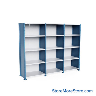Heavy Duty Metal Shelving 112''W x 24''D x 87''H - SCH1082487-XD5 SMS-08-V39-SCH1082487-XD5