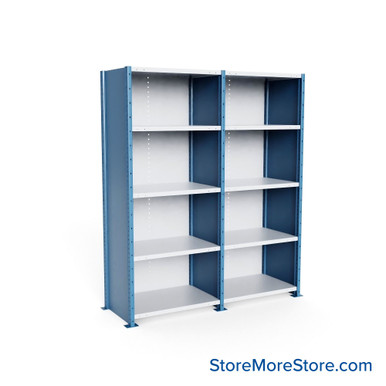 Heavy Duty Metal Shelving 76''W x 24''D x 87''H - SCH0722487-XD5 SMS-08-V39-SCH0722487-XD5