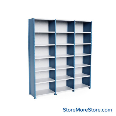 Heavy Duty Metal Shelving 112''W x 24''D x 123''H - SCH10824123-HD7 SMS-08-V39-SCH10824123-HD7