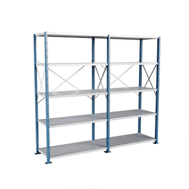 Heavy Duty Metal Shelving 100''W x 24''D x 87''H - SOH0962487-HD5 SMS-08-V39-SOH0962487-HD5