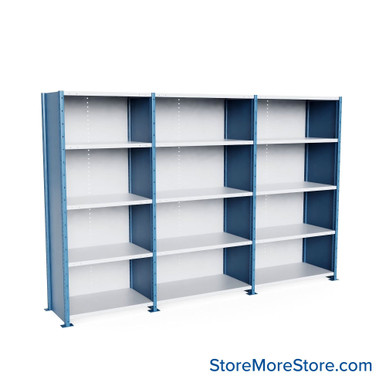 Heavy Duty Metal Shelving 137.25''W x 24''D x 87''H - SCH1322487-HD5 SMS-08-V39-SCH1322487-HD5