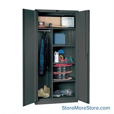Welded Storage Cabinet 36''W x 24''D x 78''H - HWG6CC6478-4CL SMS-01-V39-HWG6CC6478-4CL