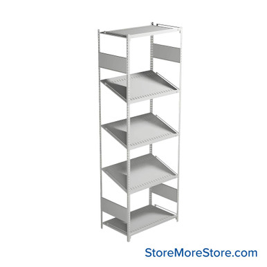 FIFO Shelving 18''W x 30''D x 87''H - SRJ1F-DC870502 SMS-08-V81-SRJ1F-DC870502