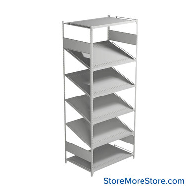 FIFO Shelving 24''W x 36''D x 75''H - SRJ1F-EE750602 SMS-08-V81-SRJ1F-EE750602