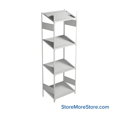 FIFO Shelving 18''W x 30''D x 75''H - SRJ1F-DC750401 SMS-08-V81-SRJ1F-DC750401