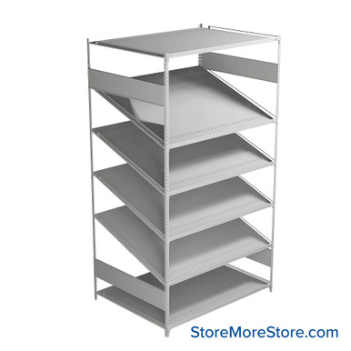 FIFO Shelving 36''W x 48''D x 75''H - SRJ1F-HJ750602 SMS-08-V81-SRJ1F-HJ750602
