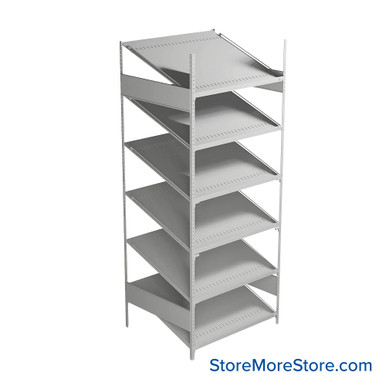 FIFO Shelving 30''W x 36''D x 87''H - SRJ1F-EH870601 SMS-08-V81-SRJ1F-EH870601