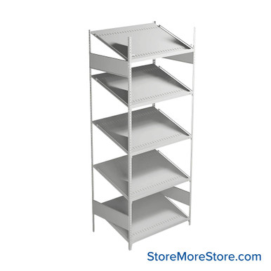 FIFO Shelving 24''W x 36''D x 87''H - SRJ1F-EE870501 SMS-08-V81-SRJ1F-EE870501