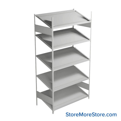 FIFO Shelving 24''W x 48''D x 87''H - SRJ1F-HE870501 SMS-08-V81-SRJ1F-HE870501