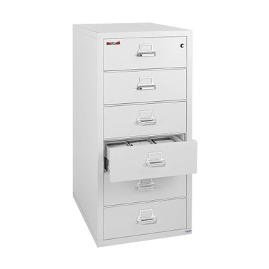FireKing Card File Cabinet 25.31''W x 31.56''D x 52.75''H - 6-2552-C SMS-01-V10-6-2552-C