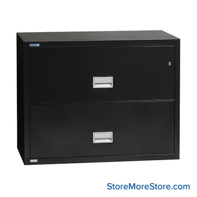 Fireproof Lateral File Cabinet 31''W x 23.63''D - LAT2W31-BLK SMS-01-V136-LAT2W31