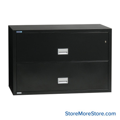 Fireproof Lateral File Cabinet 38.75''W x 23.63''D - LAT2W38-BLK SMS-01-V136-LAT2W38