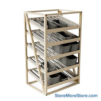 Gravity Flow Racks 36''W x 48''D x 80''H - FOR4836-5-H11 SMS-08-V80-FOR4836-5