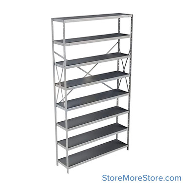 Industrial Shelving Units 36''W x 12''D x 87''H - 7713-12HG SMS-08-V39-7713-12HG