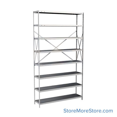 Industrial Shelving Units 36''W x 12''D x 87''H - 5713-12HG SMS-08-V39-5713-12HG