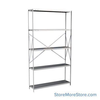 Industrial Shelving Units 36''W x 12''D x 87''H - 5710-12HG SMS-08-V39-5710-12HG