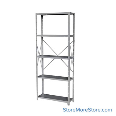 Industrial Shelving Units 48''W x 12''D x 87''H - A4510-12HG SMS-08-V39-A4510-12HG