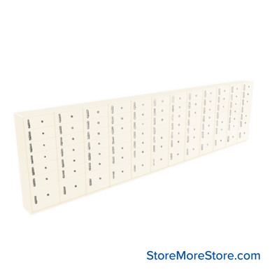 Package Parcel Locker 207''W x 24''D x 72''H - PL12-60 SMS-05-V60-PL12-60
