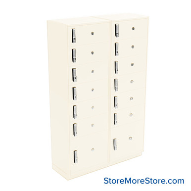 Package Parcel Locker 34.5''W x 24''D x 72''H - PL02-60 SMS-05-V60-PL02-60