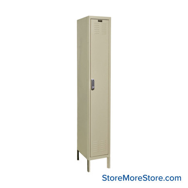 Digital Locker, 12'' W x 12'' D x 78'' H, 1 Column, 1 Tier, Assembled