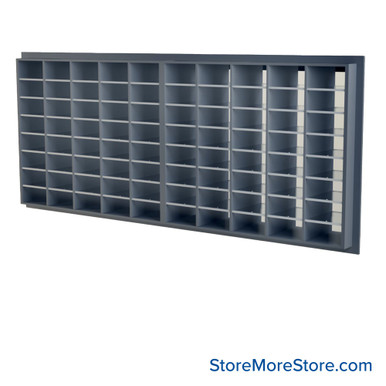Mailroom Furniture 120''W x 17''D x 48''H - SSG-MR10-4-L SMS-04-V90-SSG-MR10-4-L