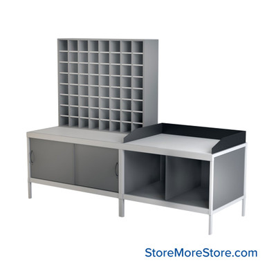 Mailroom Furniture 108''W x 36''D x 84''H - SSG-MR09-5-L SMS-04-V90-SSG-MR09-5-L