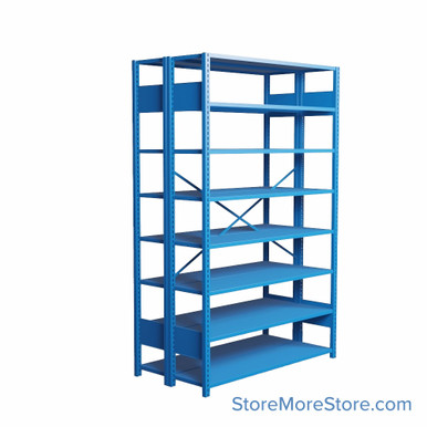 Industrial Shelving 48''W x 36''D x 87''H - SHD1024B SMS-08-V81-SHD1024B