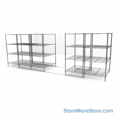 High Density Wire Shelving -49872-5U-4L-36D SMS-08-V45-49872-5U-4L-36D