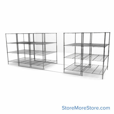 High Density Wire Shelving  -49872-5U-5L-36D SMS-08-V45-49872-5U-5L-36D