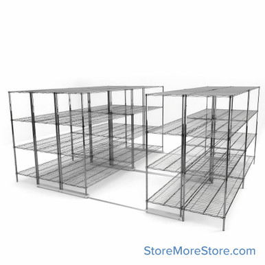 High Density Wire Shelving  -49791-5U-12L-24D SMS-08-V45-49791-5U-12L-24D