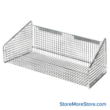 Wire Hanging Shelf Basket 35.5''W x 11''D x 7.38''H - 1035HBC SMS-08-V45-1035HBC