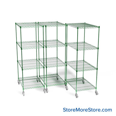 Pull Out Wire Shelving 45''W x 48''D x 79''H -POG213674-3 SMS-08-V45-POG213674-3
