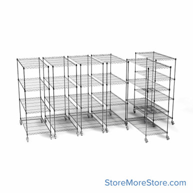 Pull Out Wire Shelving 132''W x 60''D -POB214886-6 SMS-08-V45-POB214886-6