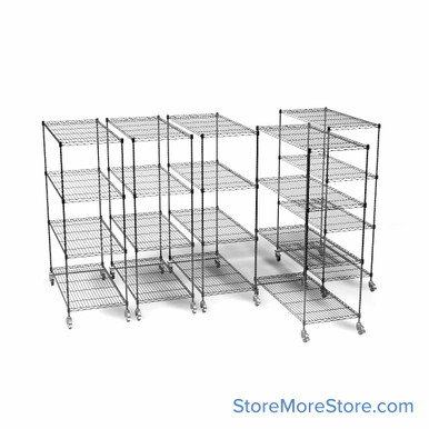 Pull Out Wire Shelving 132''W x 36''D -POB216074-5 SMS-08-V45-POB216074-5