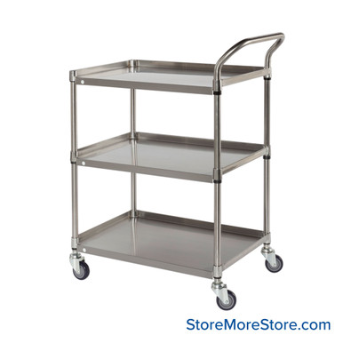 Stainless Steel Shelf Cart 36''W x 18''D x 35''H - TS-BC1836S SMS-02-V94-TS-BC1836S