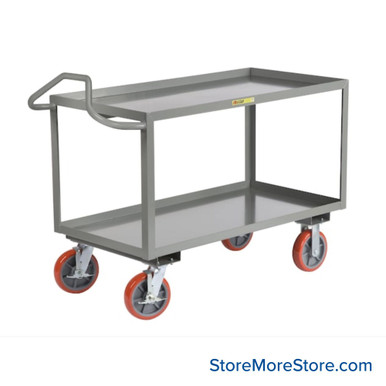 Ergonomic Heavy Duty Cart 36''W x 24''D x 35''H - ERGL24368PYBK SMS-02-V87-ERGL24368PYBK