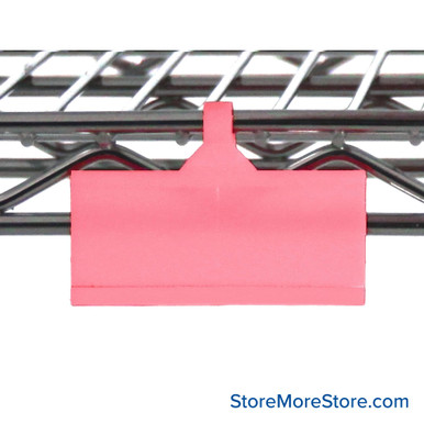 Label Rack Quotes Wire Shelf Label Holders, 3