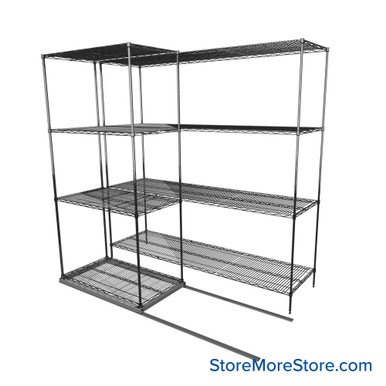 Sliding Wire Shelving 78''W x 44''D x 78''H - LAT-2136-21 SMS-08-01-V94-LAT-2136-21