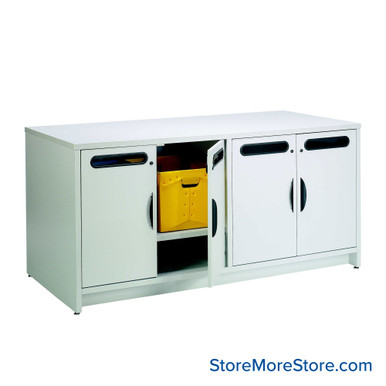 Mail Station Credenza 71.5''W x 30''D x 29.5''H - EMC723030-SL-60 SMS-04-V90-EMC723030-SL-60