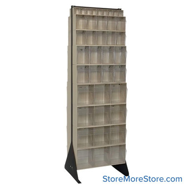 Hardware Bin Rack 23.63''W x 20.25''D x 80''H - QFS270-72IV-C SMS-08-V45-QFS270-72IV-C