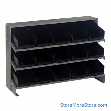 Workbench Parts Organizer 36''W x 12''D x 23''H - QPRHA-102BK SMS-08-V45-QPRHA-102BK