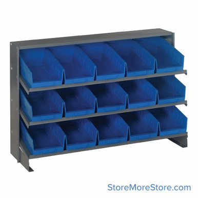 Workbench Parts Organizer 36''W x 12''D x 23''H - QPRHA-102BL SMS-08-V45-QPRHA-102BL