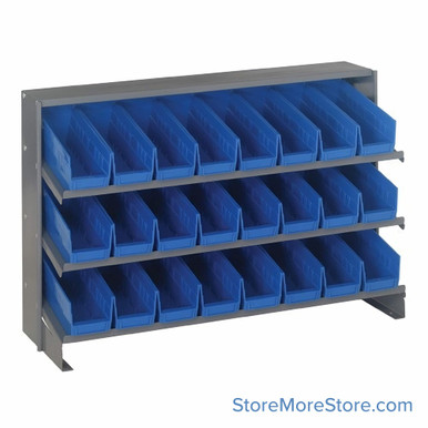 Workbench Parts Organizer 36''W x 12''D x 23''H - QPRHA-101BL SMS-08-V45-QPRHA-101BL