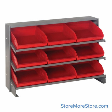 Workbench Parts Organizer 36''W x 12''D x 23''H - QPRHA-109RD SMS-08-V45-QPRHA-109RD