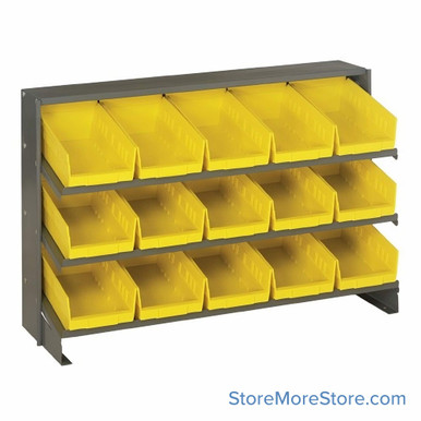Workbench Parts Organizer 36''W x 12''D x 23''H - QPRHA-102YL SMS-08-V45-QPRHA-102YL