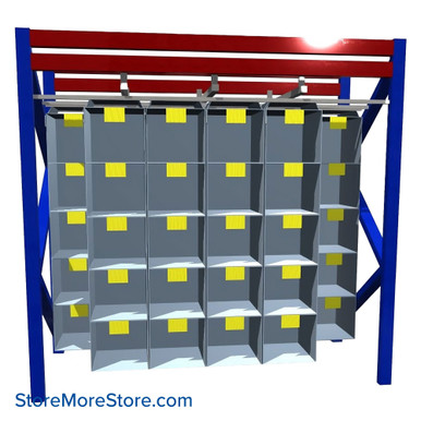 Pallet Rack Storage Bins 108''W x 48''D x 80''H - 404121 SMS-09-V103-404121