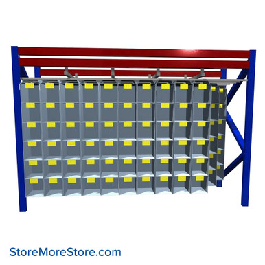 Pallet Rack Storage Bins 144''W x 48''D x 80''H - 404116 SMS-09-V103-404116