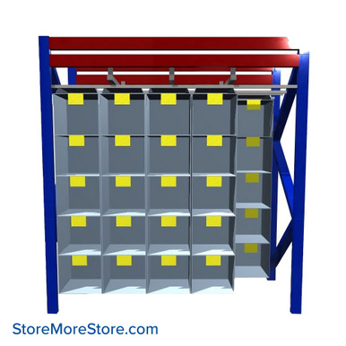 Pallet Rack Storage Bins 96''W x 42''D x 80''H - 404120 SMS-09-V103-404120